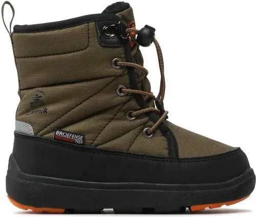 Snehule Kamik - Luge NF8401 Olive/Orange