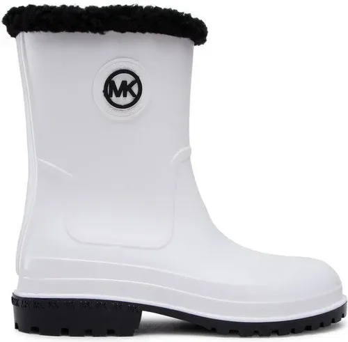 Gumáky MICHAEL Michael Kors - Montaigne Pullon Rainboot 40F2MNFB6Q Opticwht/Blk