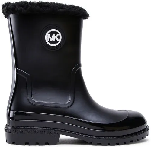 Gumáky MICHAEL Michael Kors - Montaigne Pullon Rainboot 40F2MNFB6Q Blk/Opticwht