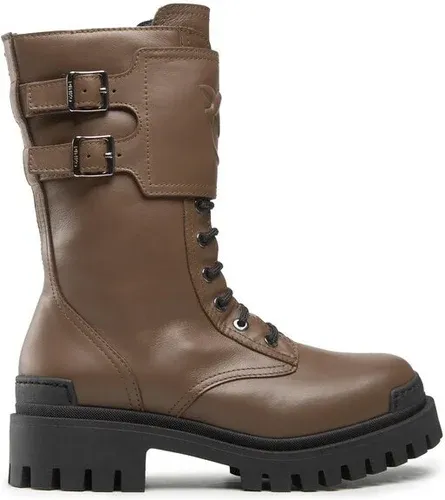 Outdoorová obuv Pinko - Cumino Boot 1H2135 A072 Verde Kaki/Palm L66