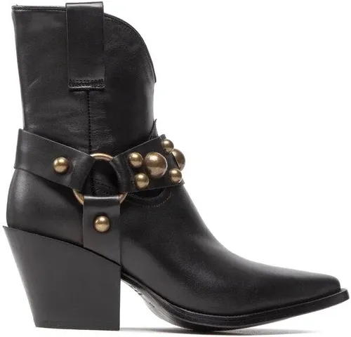 Členková obuv Pinko - Cannella Stivale AI 22-23 BLKS1 1H214D A072 Black Z99