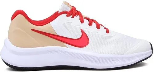 Topánky Nike - Star Runner 3 (Gs) DA2776 101 Sail/Bright Crimson/Sesame
