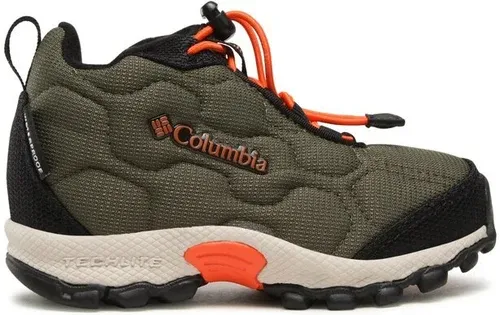 Trekingová obuv Columbia - Childrens Firecamp Mid 2 Wp BC1201 Nori/Red Quartz