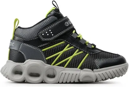 Sneakersy Geox - J Wroom B. A J26GAA 0FUCE C0802 S Black/Lime