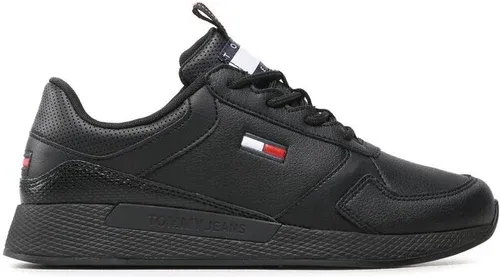 Sneakersy Tommy Jeans - Flexi Runner Ess EM0EM01080 Black BDS