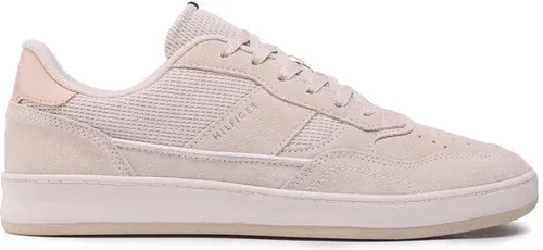 Sneakersy Tommy Hilfiger - Retro Court Cupsole Mixl FM0FM04326 Classic Beige ACI