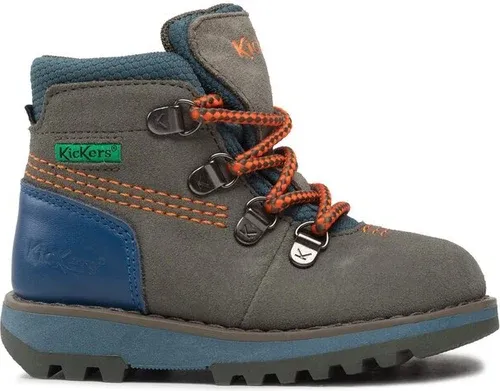 Sneakersy Kickers - KickNature 878760-10-20 M Kaki Orange