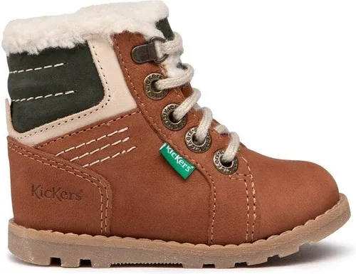 Čižmy Kickers - Nonotain 909850-10 M Camel Kaki 116