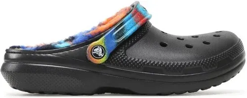 Šľapky Crocs - Classic Lined Spray Dye Clog 208045 Black/Multi
