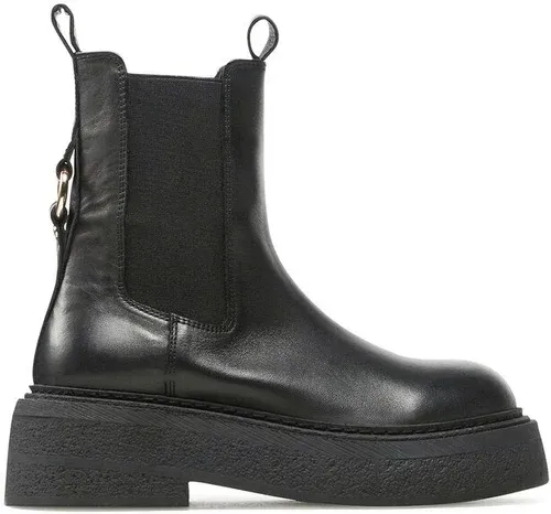 Členková obuv s elastickým prvkom Badura - 33275 Black