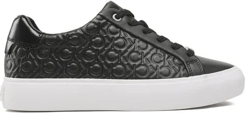 Sneakersy Calvin Klein - Vulg Lace Up Mono Mix HW0HW01373 Seasonal Black Mono 0GK