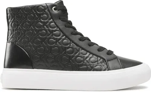 Sneakersy Calvin Klein - Vulc High Top Mono Mix HW0HW01374 Seasonal Black Mono 0GK