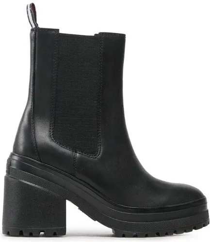 Členková obuv Tommy Jeans - Color Outsole Boot EN0EN02160 Black 0GJ