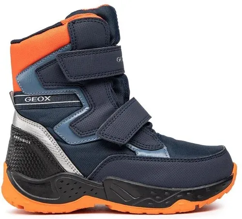 Snehule Geox - J Sentiero Navy/Orange