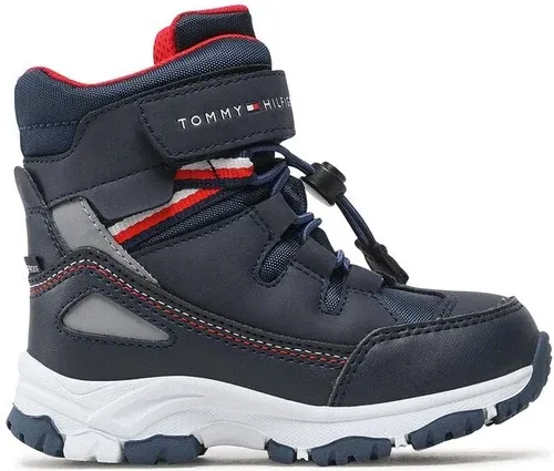 Snehule Tommy Hilfiger - Tech Bootie T3B5-32542-1487 M Blue 800