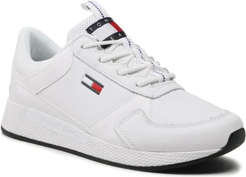 Sneakersy Tommy Jeans - Flexi Runner Ess EM0EM01080 White YBR