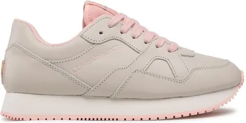 Sneakersy Calvin Klein Jeans - Retro Runner Low Lth-Tpu Wn YW0YW00787 Eggshell/Pink Blush 0F4