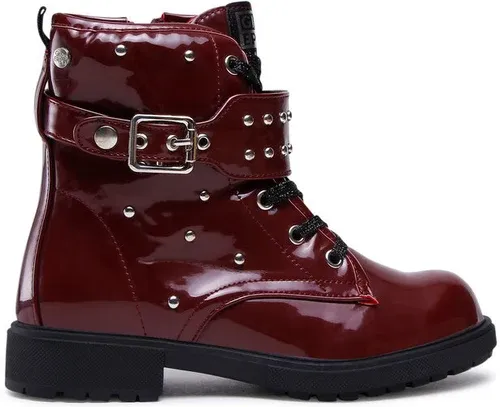 Šnurovacia obuv Gioseppo - Naivasha 64002 Burgundy