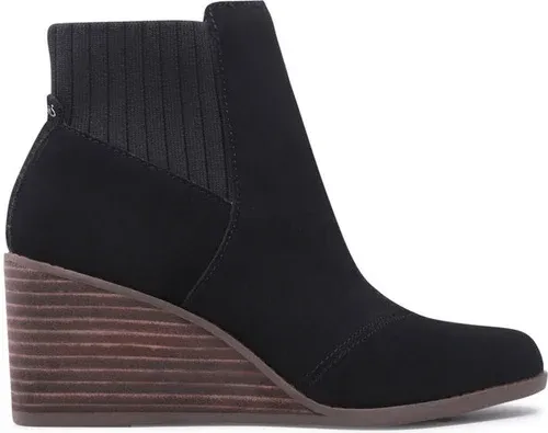 Členková obuv Toms - Sadie 10016851 Black Suede