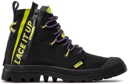 Outdoorová obuv Palladium - Pampa Lite Lace It 78353-099-M Black/Wild Lime