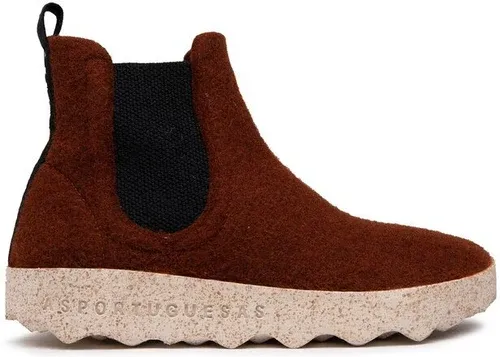 Členková obuv s elastickým prvkom Asportuguesas - Caia P018084009 Brown