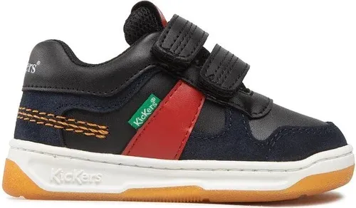 Sneakersy Kickers - 910861-30-10 M Marine Noir Orange