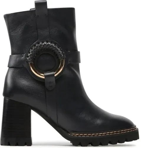 Členková obuv See By Chloé - Texan SB39062A Black 999