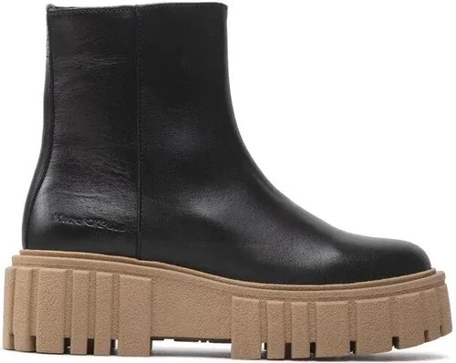 Členková obuv Marc O'Polo - 208 17346002 130 Black/Sand 997