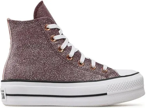 Plátenky Converse - Ctas Life Hi A03240C Dark Wine/Copper/White