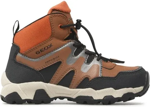 Šnurovacia obuv Geox - J Magnetar B.B Abx A J263ZA 0CEFU C0275 S Lt Brown/Black