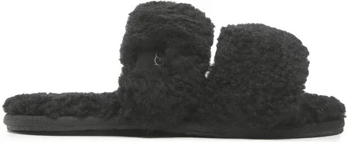 Papuče Ugg - W Maxi Curly Scuffetta 1130837 Blk