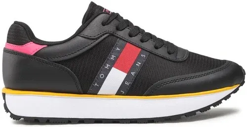 Sneakersy Tommy jeans - Retrorunner EN0EN02054 Black 0GJ