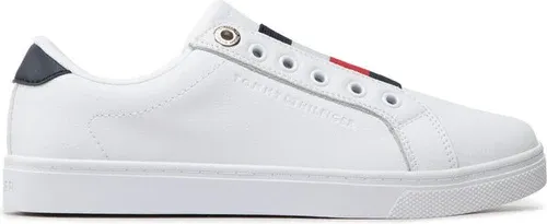 Sneakersy Tommy hilfiger - Essential Slip On Sneaker FW0FW06904 White YBR