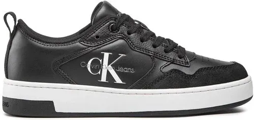 Sneakersy Calvin klein jeans - Basket Cupsole Low Lth Mono W YW0YW00876 Black BDS