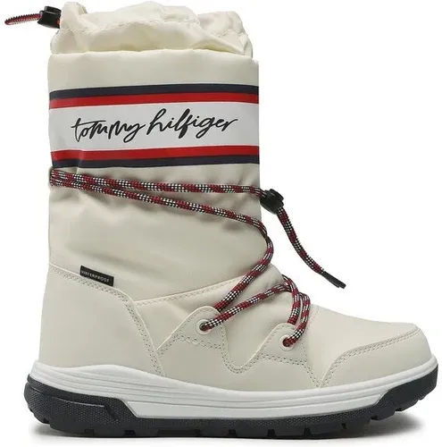 Snehule Tommy Hilfiger - Snow Boot T3A6-32436-1485 S White 100