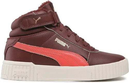 Sneakersy Puma - Carina 2.0 Mid Wtr Jr 387380 02 Aubergine/Salom/Gold