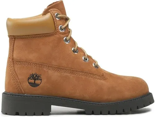 Outdoorová obuv Timberland - 6 in Premium Wp TB0A5TCH7151 Medium Brown Nubuck