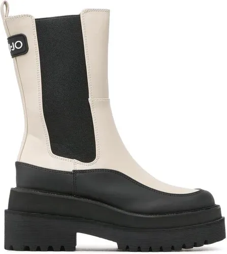 Členková obuv s elastickým prvkom Liu Jo - Purple 32 SF2097 EX080 Ivory/Black S1S18