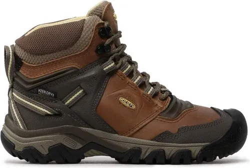 Trekingová obuv Keen - Ridge Flex Mid Wp W 1026616 Safari/Custard