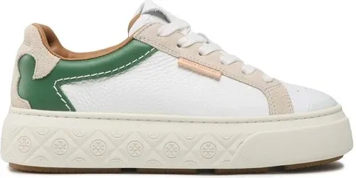 Sneakersy Tory burch - Ladybug Sneaker Adria 143066 White/Green/Frost 100