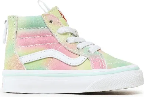 Sneakersy Vans - Sk8-Hi Zip VN000XG5ZQP1 Rainbow Suede Pastel Multi