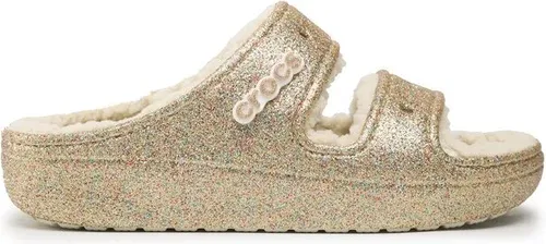 Šľapky Crocs - Classic Cozzzy Glitter Sandal 208124 Multi/Gold