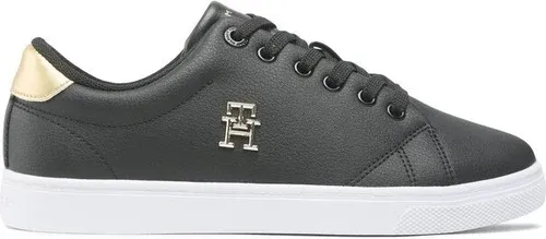 Sneakersy Tommy Hilfiger - Essential Th Gold Sneaker FW0FW07043 Black BDS