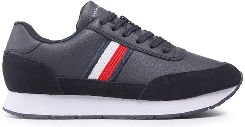 Sneakersy Tommy Hilfiger - Core Eva Runner Corporate Lea FM0FM04397 Desert Sky DW5