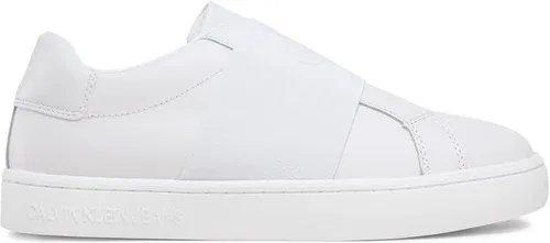 Sneakersy Calvin Klein Jeans - Classic Cupsole Elastic YM0YM00571 White YBR