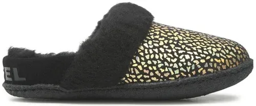 Papuče Sorel - Youth Nakiska Slide II NY4892 Black/Sea Salt 010