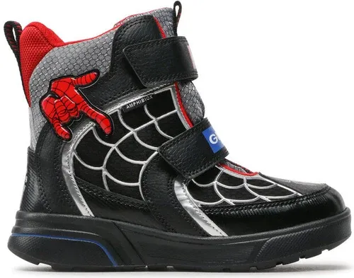 Čižmy Geox - J Sveggen B. B Abx A J267UA 0BU11 C0048 D Black/Red