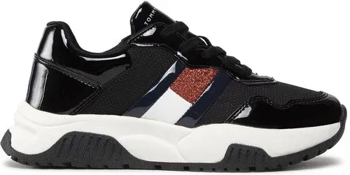 Sneakersy Tommy Hilfiger - Low Cut Lace Up T3A9-32356-1445 S Black 999