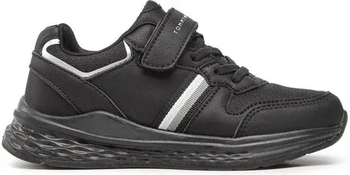 Sneakersy Tommy Hilfiger - Low Cut Lace-Up/Velcro Sneaker T3B9-32499-1443 M Black 999