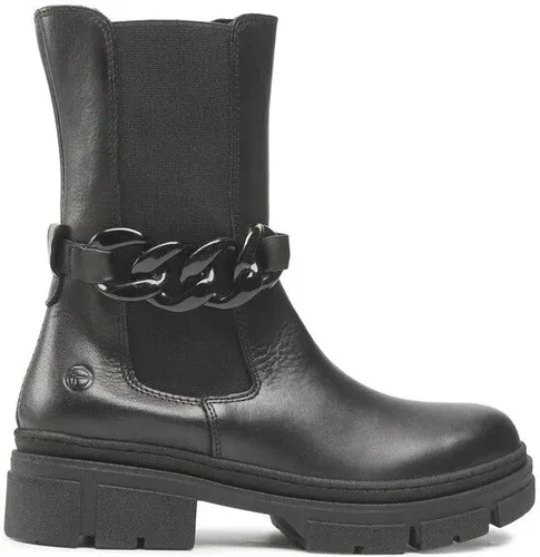 Členková obuv s elastickým prvkom Tamaris - 1-25983-29 Black/Black 064